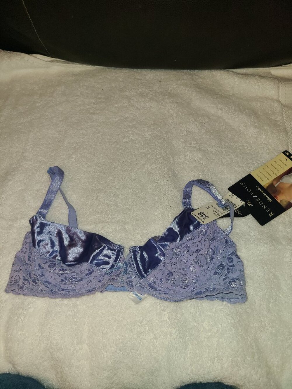 VTG NWT Maidenform Bra 34B The Rendezvous Underwire 8319 RARE! Lavander Lilac